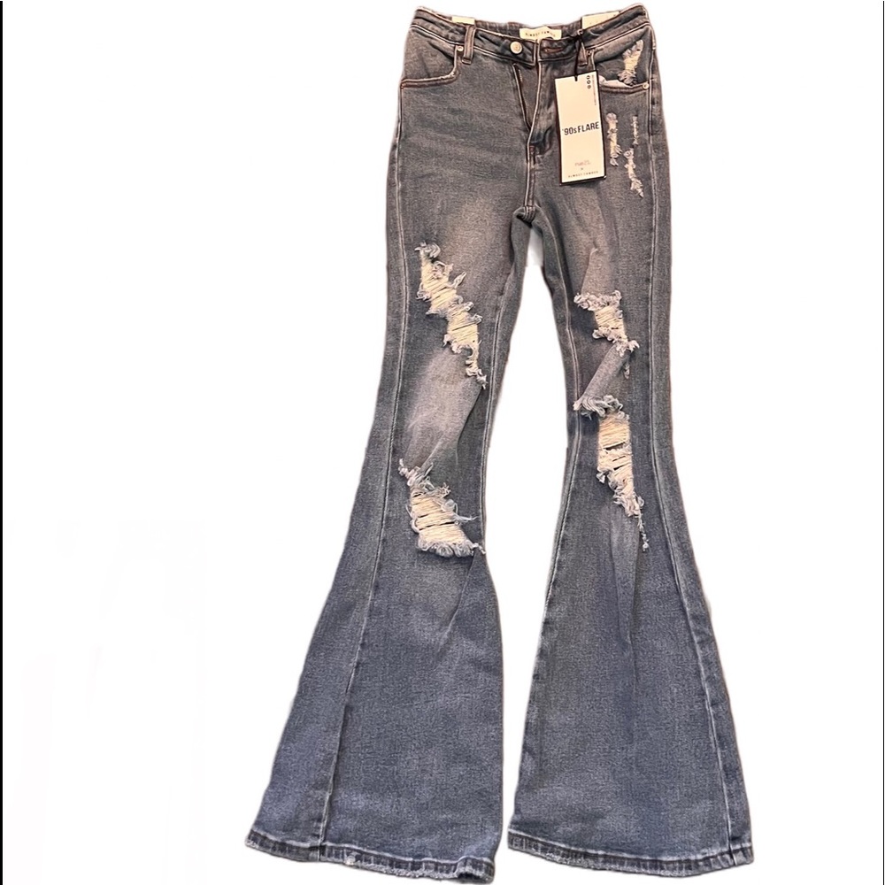 NWT Rue 21 x Almost Famous 90s Flare Jeans